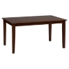 Simplicity Rectangle Dining Table - Caramel - JOFR-452-60