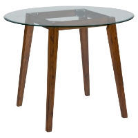 Plantation 48" Round Counter Height Table - Glass Top