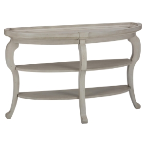 Sebastian Demilune Sofa Table - Creamy 