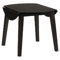 Simplicity Round Drop Leaf Table - Espresso