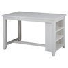 Madaket Counter Height Table - 3 Shelves Storage, White - JOFR-647-60