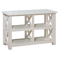 Madaket Rectangular Sofa/Media Table - White