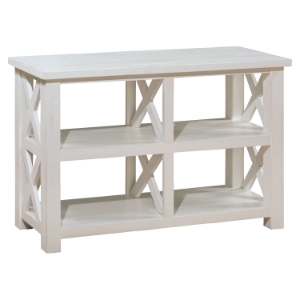 Madaket Rectangular Sofa/Media Table - White 