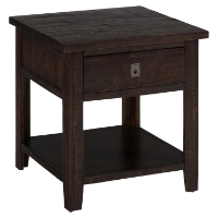 Kona Grove Square End Table - Chocolate