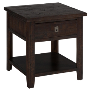 Kona Grove Square End Table - Chocolate 