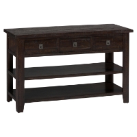 Kona Grove Sofa/Media Table - Chocolate