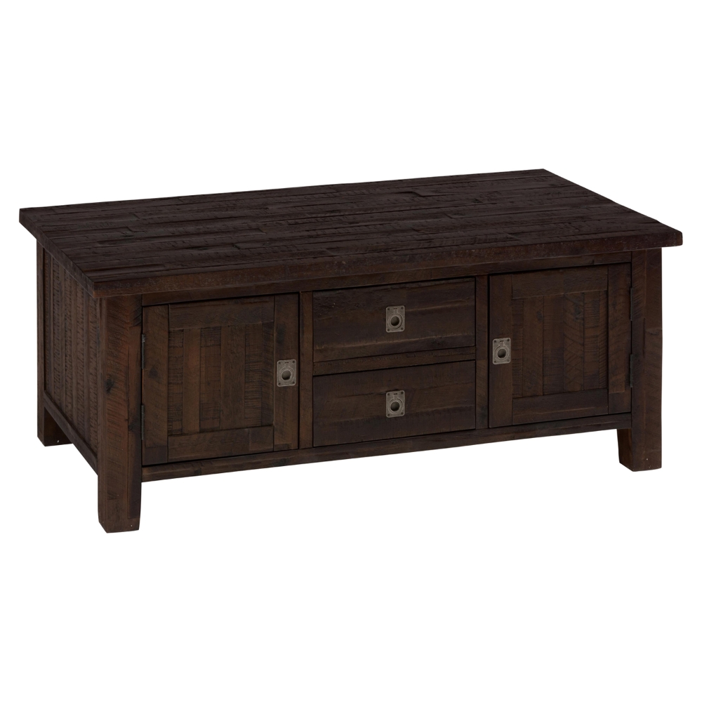 Kona Grove Rectangle Box Cocktail Table - Chocolate | DCG Stores