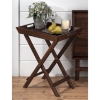 Urban Lodge Folding Accent Tray - Brown - JOFR-730-11