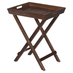 Urban Lodge Folding Accent Tray - Brown 