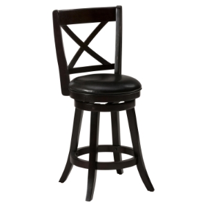Aaron Pub Stool - Upholstered Seat, Swivel 