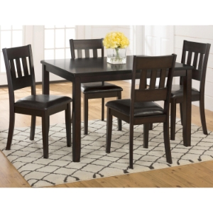 Dark Roast 5 Pieces Dining Set 