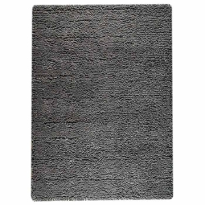 Ceres Hand Woven Wool Rug in Dark Grey 