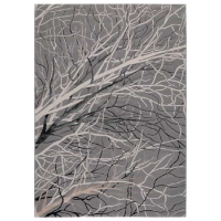 Cyrene Wool Rug in Grey