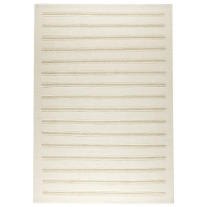 Dunstan Indo Tibetan Hand Knotted Rug in White 