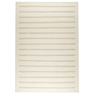 Dunstan Indo Tibetan Hand Knotted Rug in White 