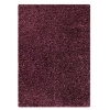 Evonne Hand Woven Polyester Shaggy Rug in Purple 