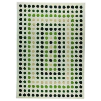 Georgina Hand Tufted Wool Rug in Green