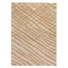 Wool Rug in Off-White and Tan 
