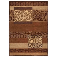 Gypsy Hand Tufted Wool Rug in Brown