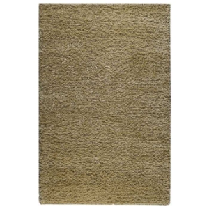 Iris Hand Woven Shaggy Rug in Cream 