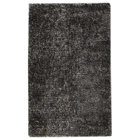 Iris Hand Woven Shaggy Rug in Grey and Charcoal