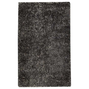 Iris Hand Woven Shaggy Rug in Grey and Charcoal 