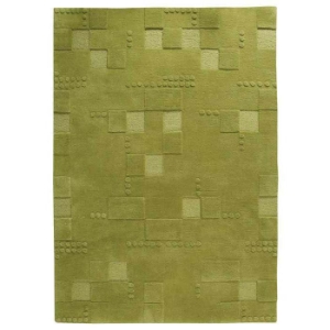 Ingrid Hand Tufted Wool Rug in Green 