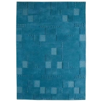 Ingrid Hand Tufted Wool Rug in Turquoise