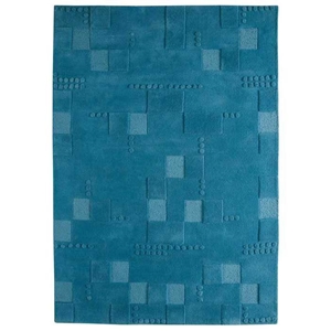 Ingrid Hand Tufted Wool Rug in Turquoise 