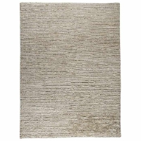 Isolde Hand Woven Wool and Hemp Rug in Off-White