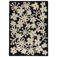 Jessie Hand Tufted Wool Rug in Charcoal