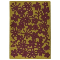 Jessie Hand Tufted Wool Rug in Green