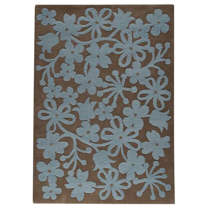 Jessie Hand Tufted Wool Rug in Grey 