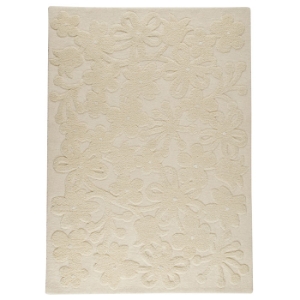 Jessie Hand Tufted Wool Rug in Off-White 