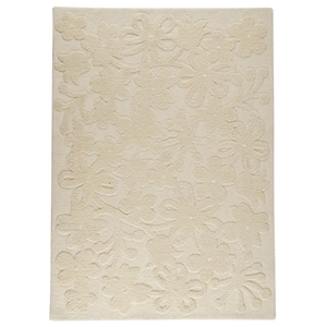 Jessie Hand Tufted Wool Rug in Off-White 