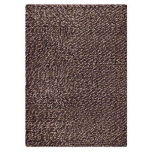 Jonie Hand Woven Wool Rug in Chocolate 