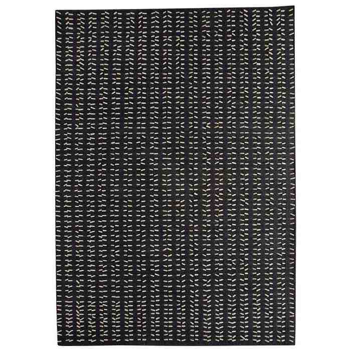 Jordana Charcoal Hand Woven Wool with Felt Details 