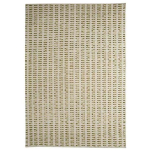 Jordana Off-White Hand Woven Wool with Felt Details 