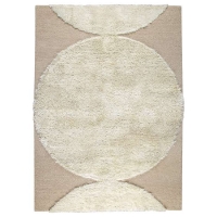 Keeley Hand Tufted Wool Rug in Off-White