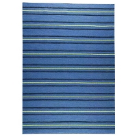 Lakshmi Blue Hand Woven Wool with Felt Details