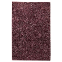 Lucetta Hand Woven Polyester Shaggy Rug in Purple