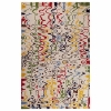 Lystra Hand Tufted Wool Rug in Tan and Multicolor 