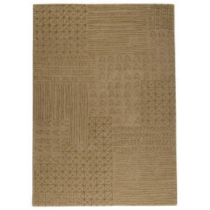 Misha Hand Tufted Wool Rug in Beige 
