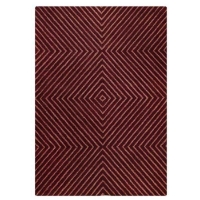 Nadia Hand Tufted Indian Wool Rug in Mauve