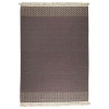 Naida Hand Woven Kelim Wool Rug in Brown 