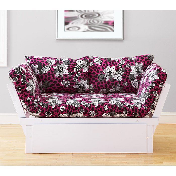 Kodiak Furniture Foam Queen-size Futon Mattress w/Linen Charcoal Fabric Cover