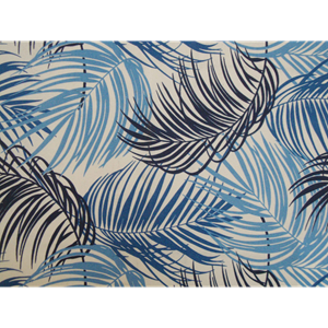 Setra Blue Futon Cover - Palm Leaves, Washable 