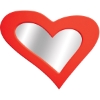 Heart Shaped Mirror - LMS-WB-WM-HRT