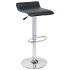Ale Adjustable Height Bar Stool - Black Seat - LMS-BS-TW-ALE-BK