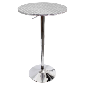 Bistro Height Adjustable Bar Table - Round 